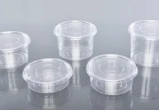 ظروف یک بار مصرف درب دار پلاستیکی